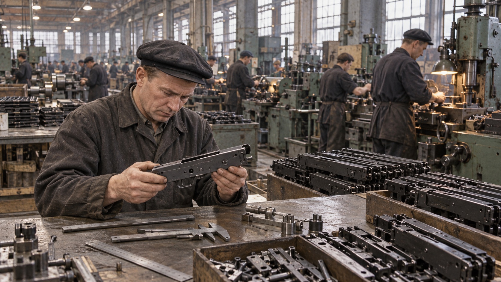 Историческое производство автоматов АКМ