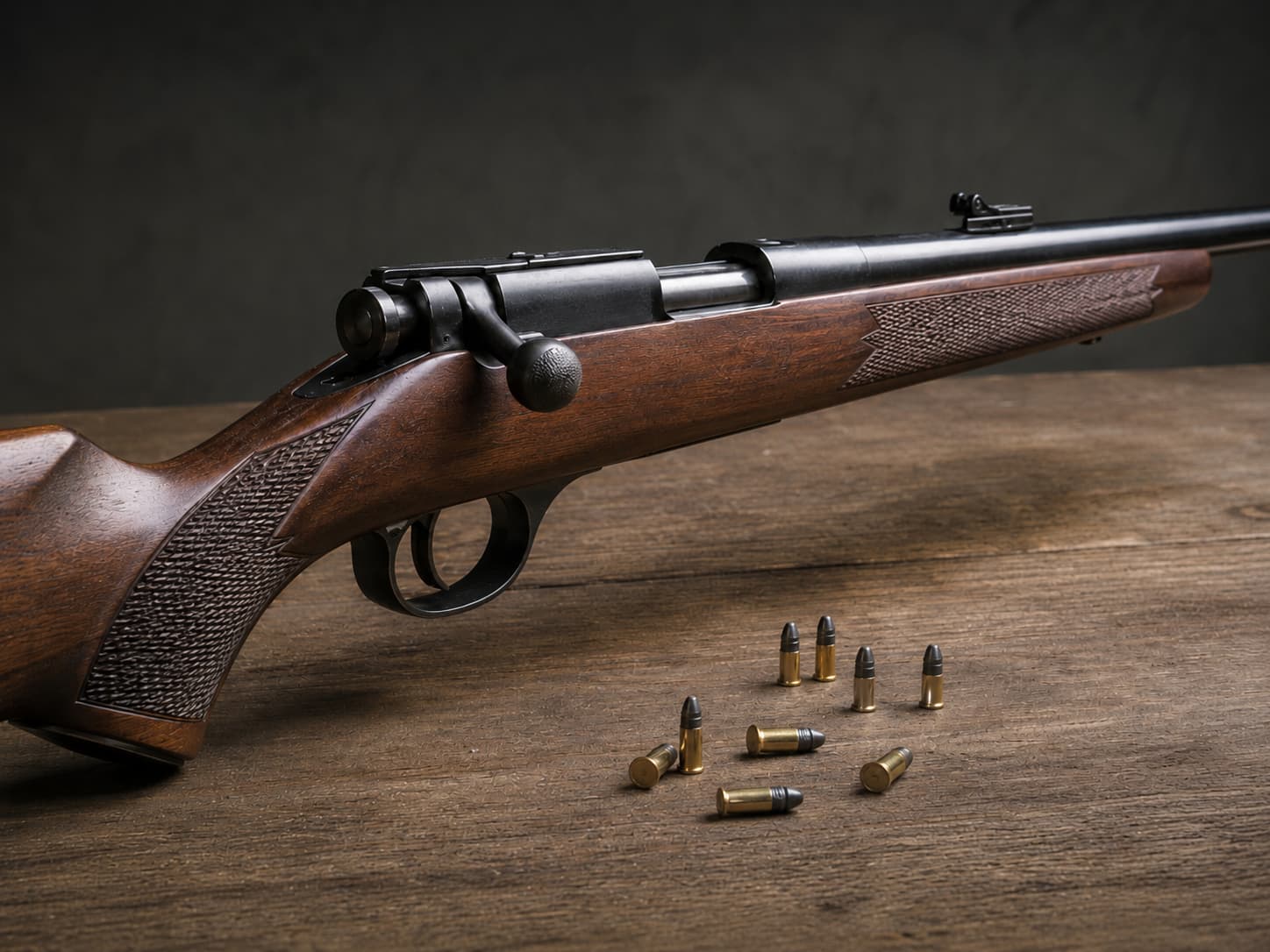 Малокалиберная винтовка и патроны .22 LR