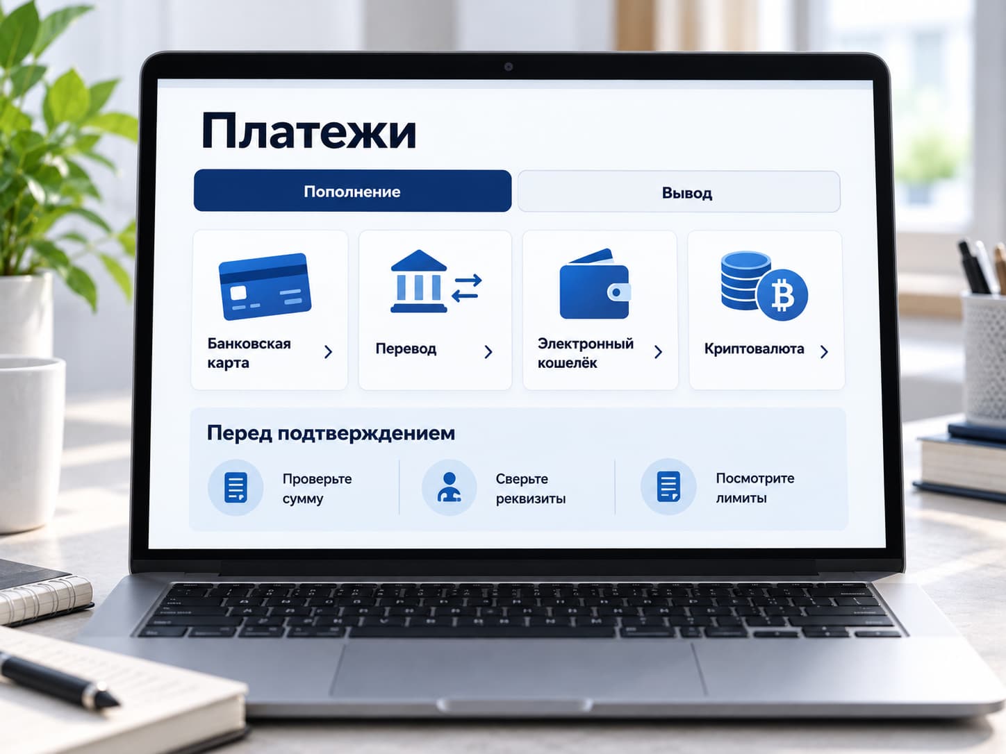 Платёжный раздел платформы